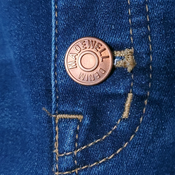 Madewell 10-inch High Waist Skinny Jeans: Button Front Edition In Cassia - Picture 8 of 16